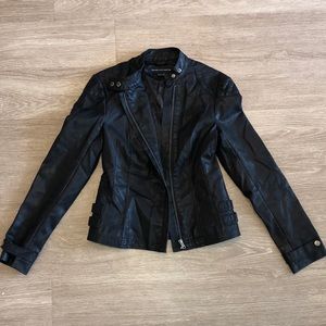 French Connection Vegan faux leather jacket